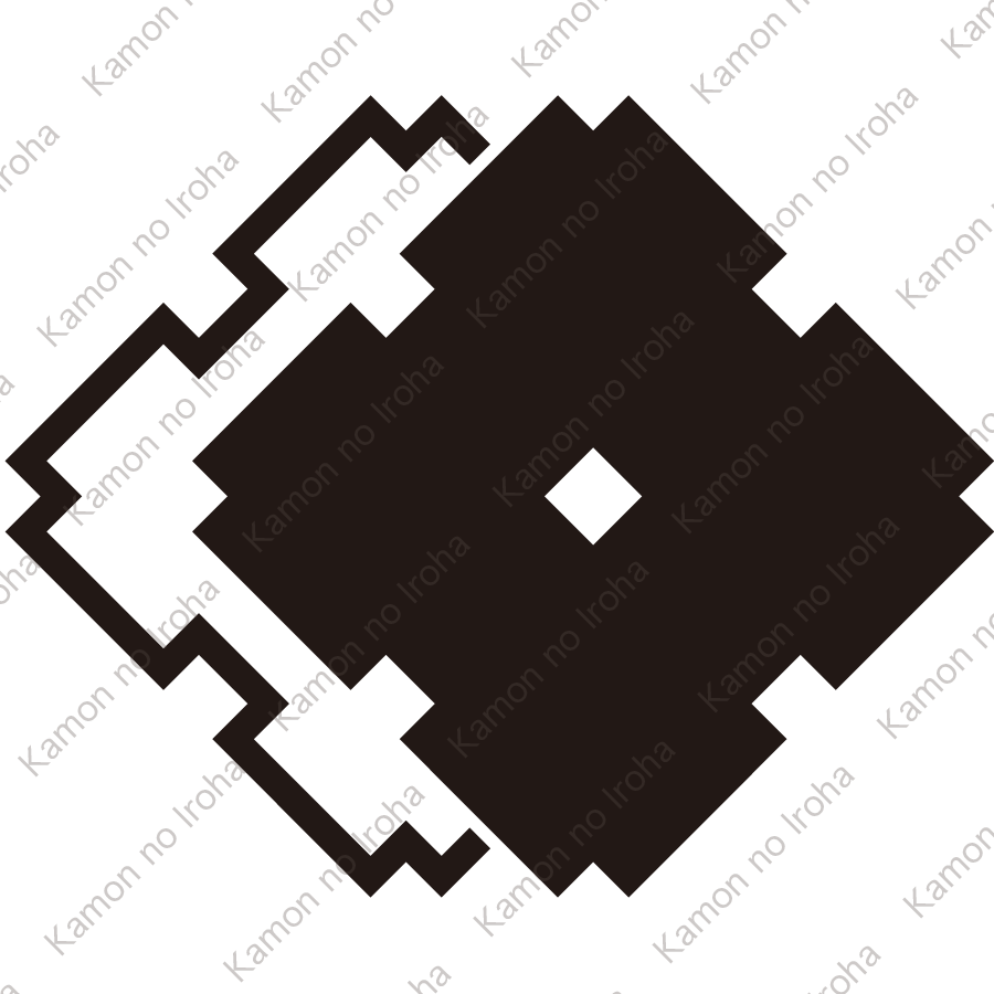 陰陽重ね井筒紋