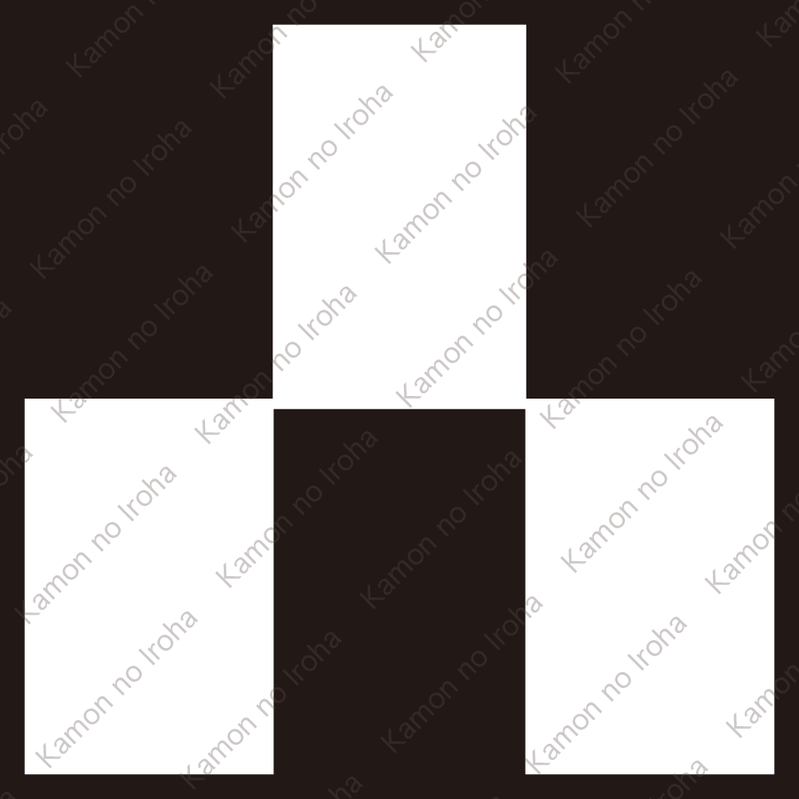 陰陽立て三つ石紋