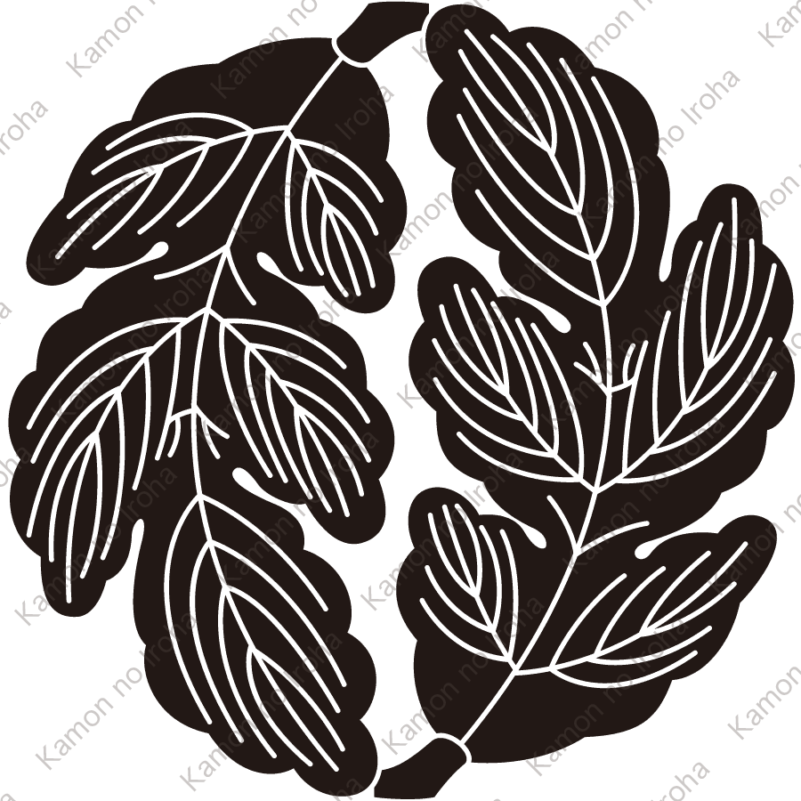 入れ違い梶の葉紋