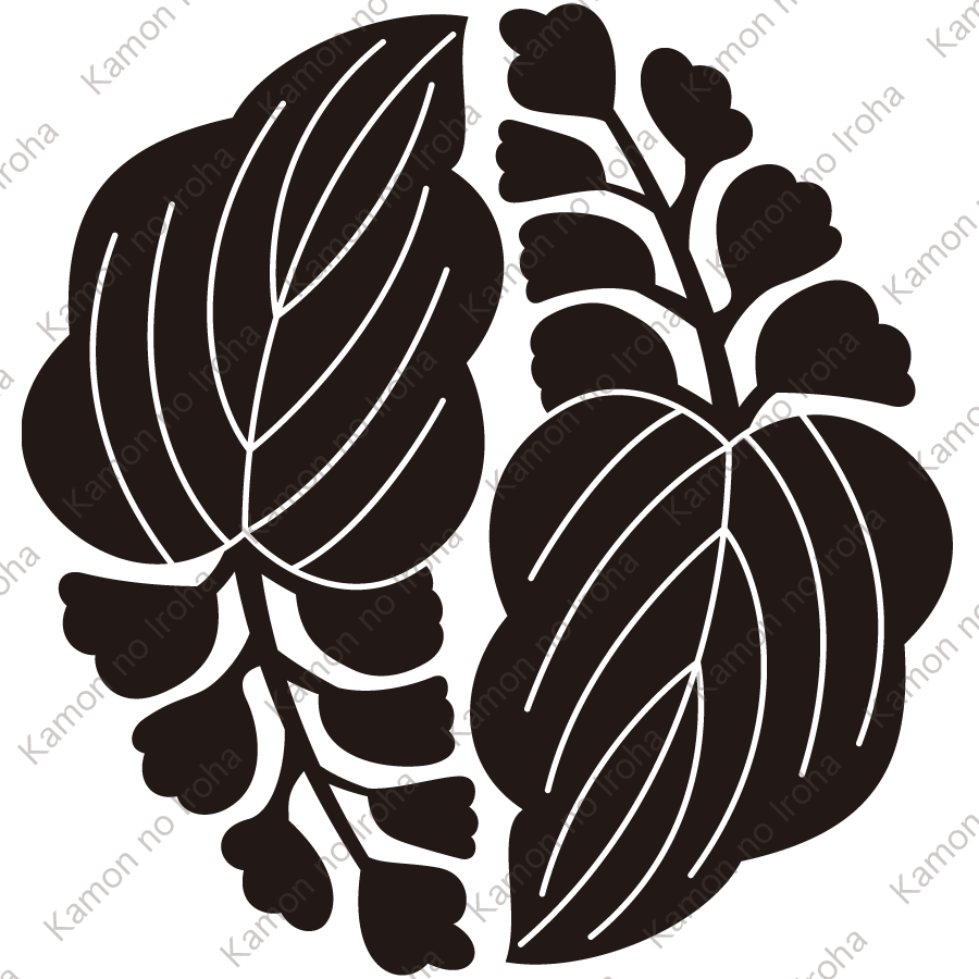 入れ違い桐崩し紋