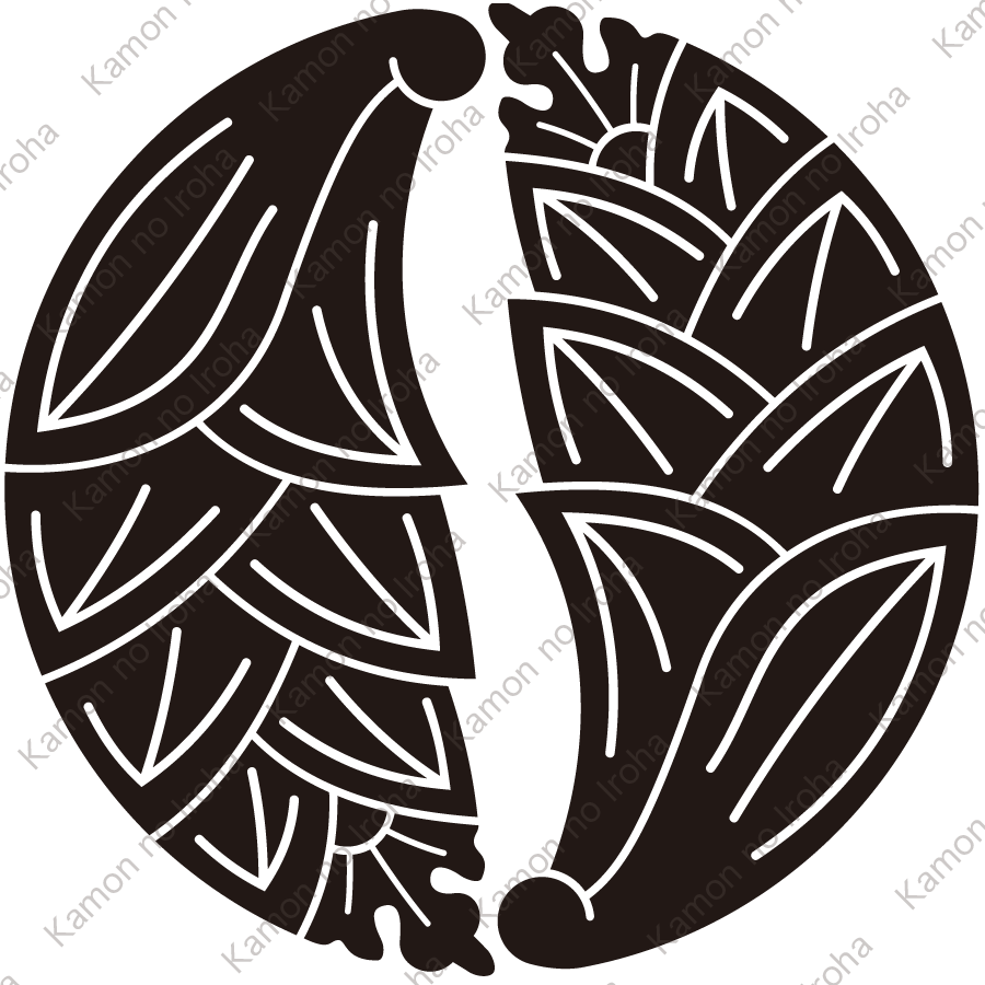 入れ違い茗荷紋