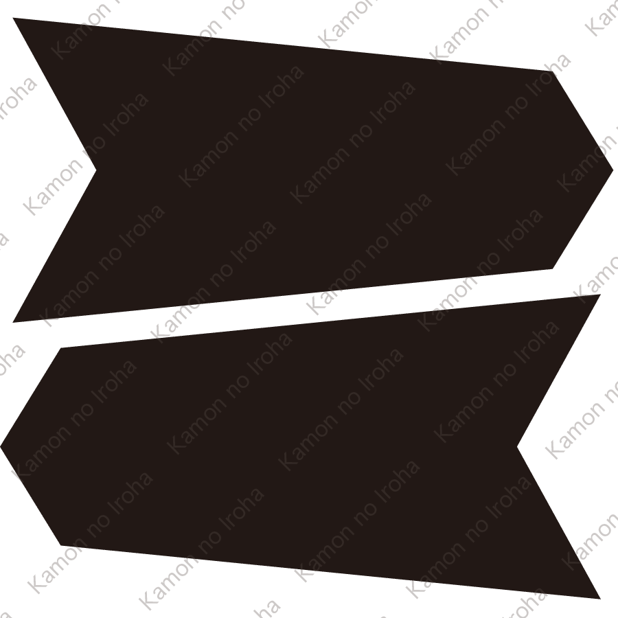 入れ違い矢筈紋