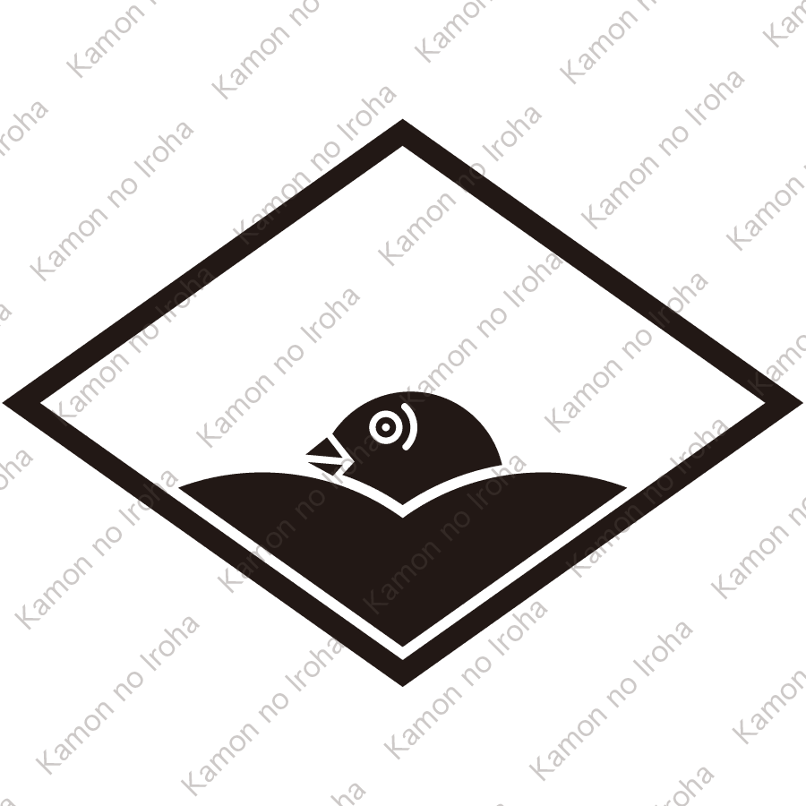 糸菱に覗き雁金紋