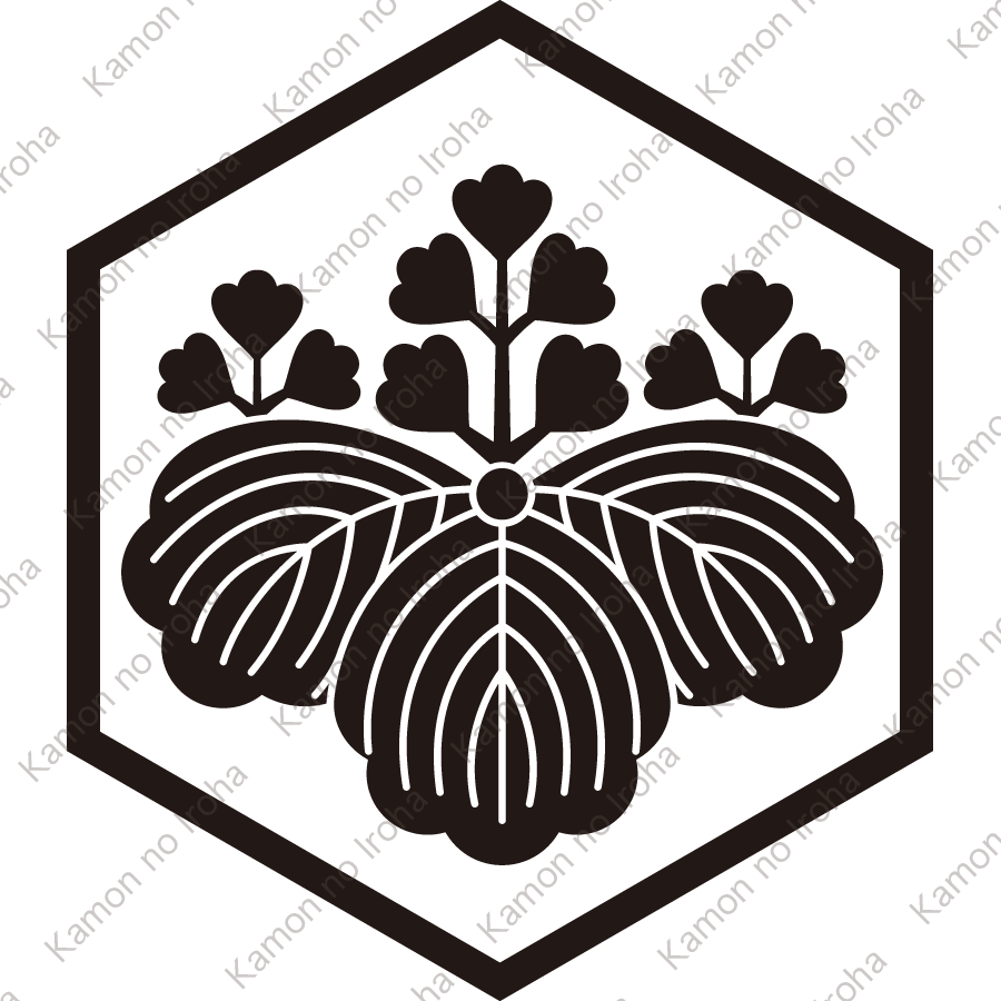 糸六角に五三桐紋
