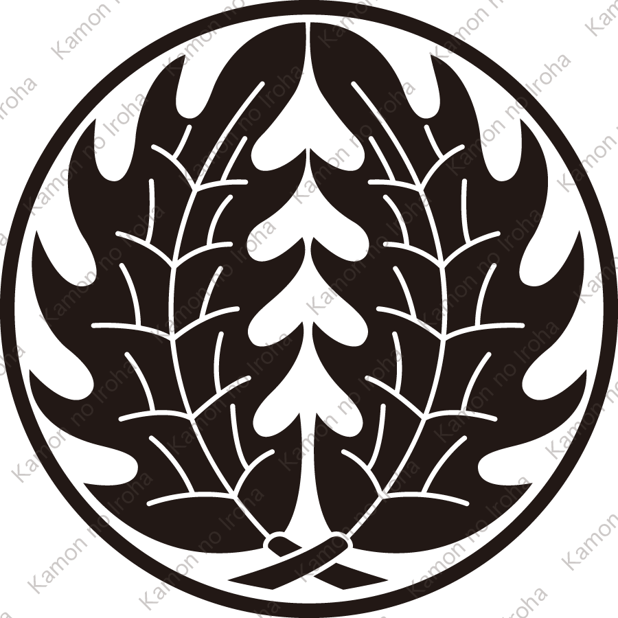 糸輪に抱き柊紋