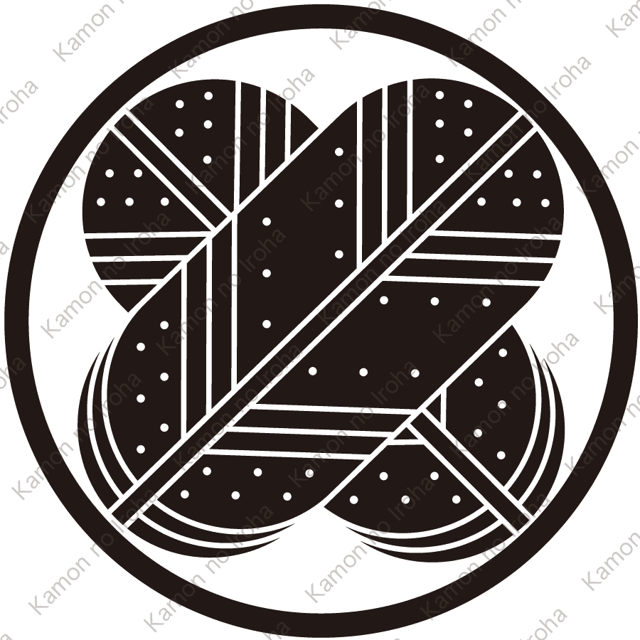 糸輪に班入り違い鷹の羽紋