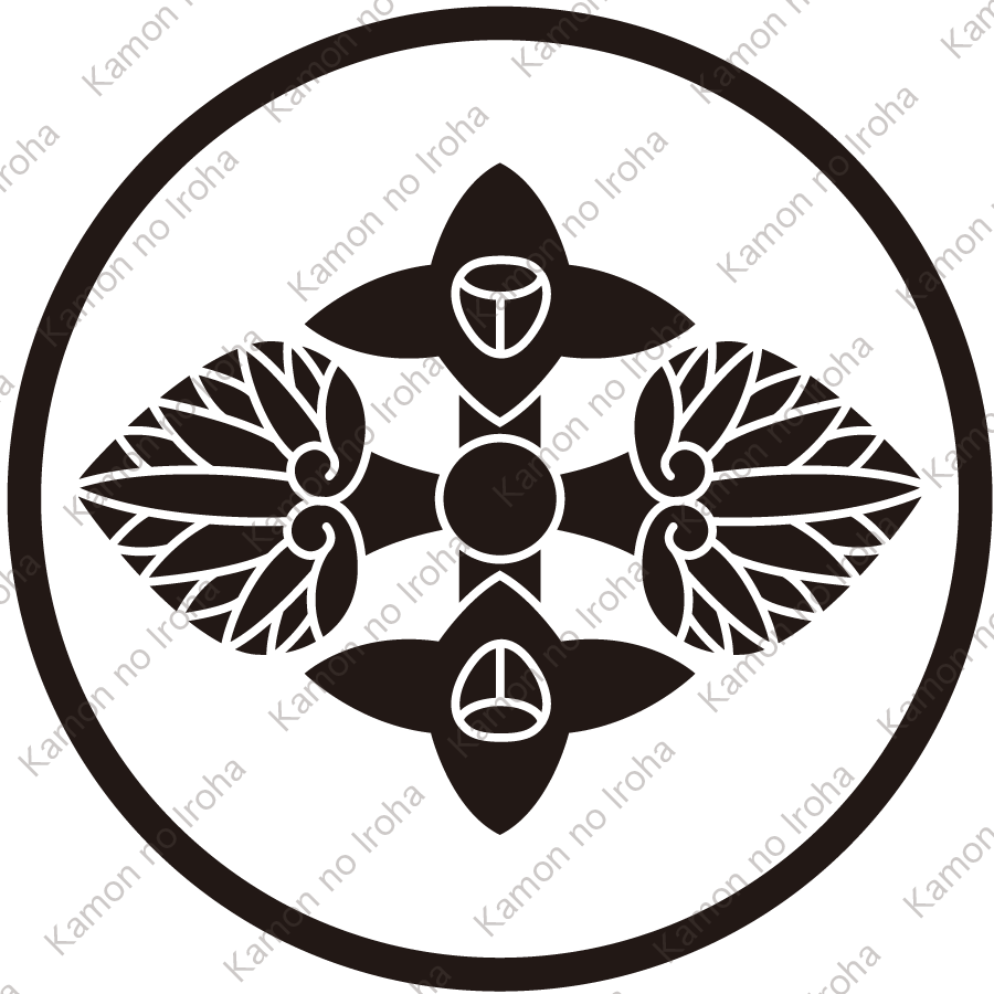 糸輪に花葵菱紋