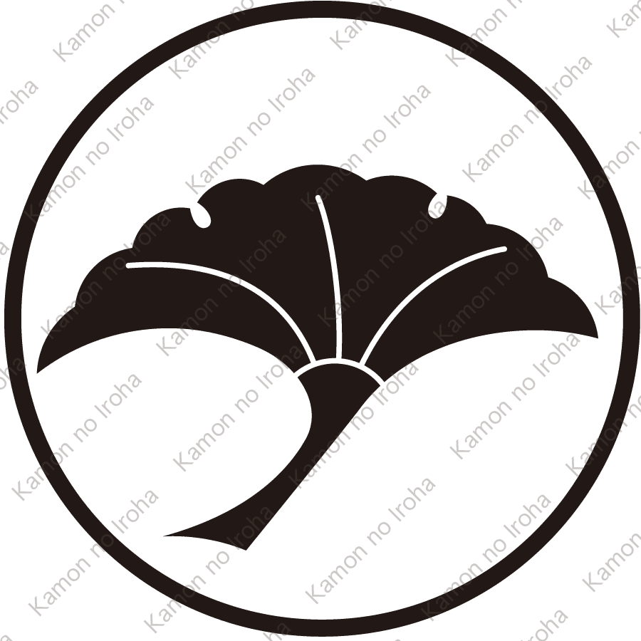 糸輪に一つ銀杏紋