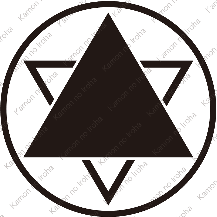 糸輪に陰陽重ね鱗紋