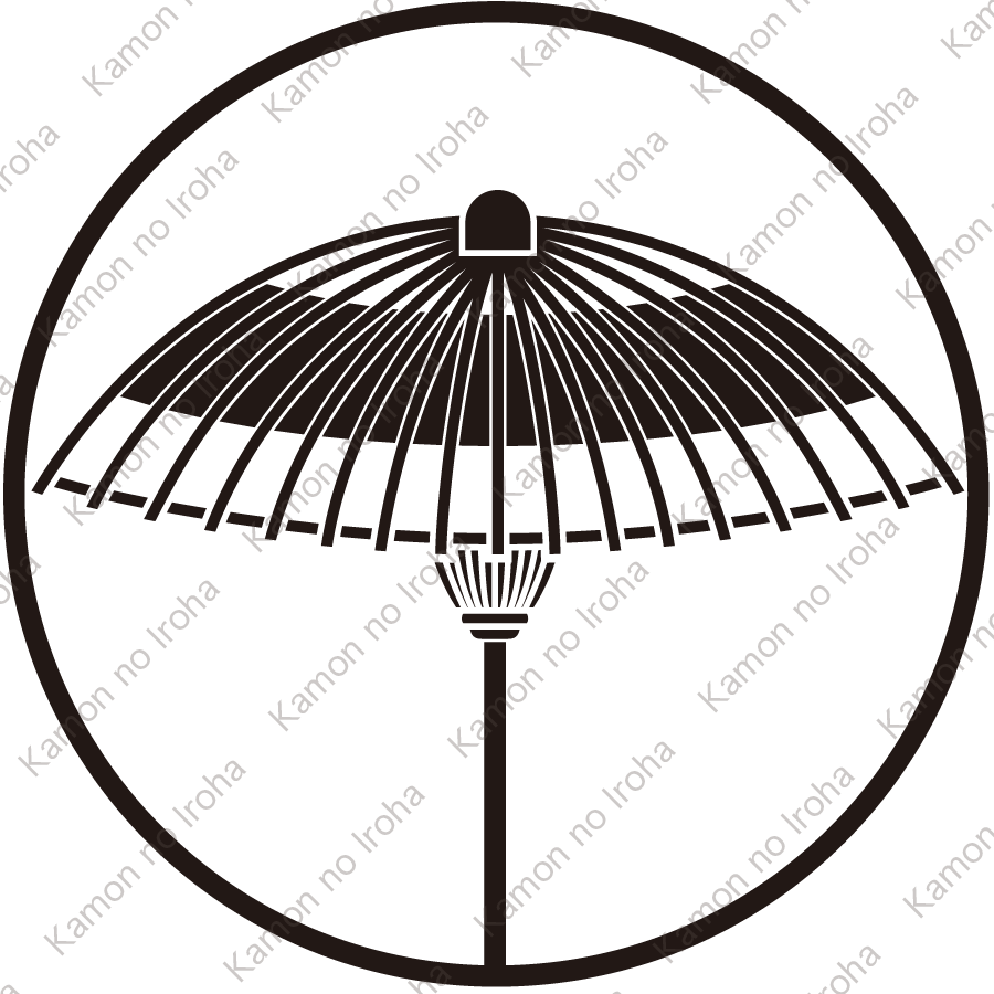 糸輪に蛇の目傘紋