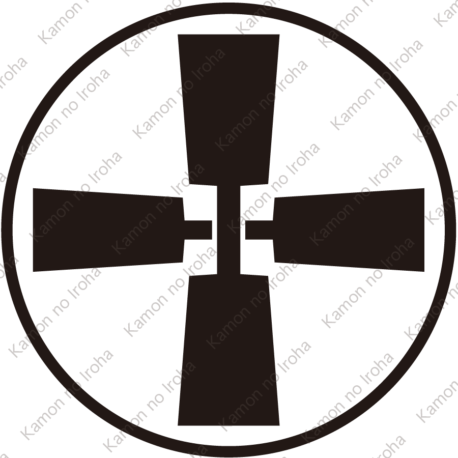 糸輪に十字杵紋