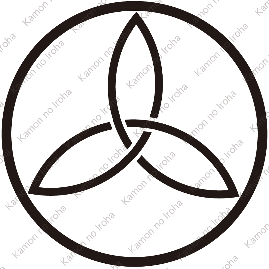 糸輪に金輪結柏紋