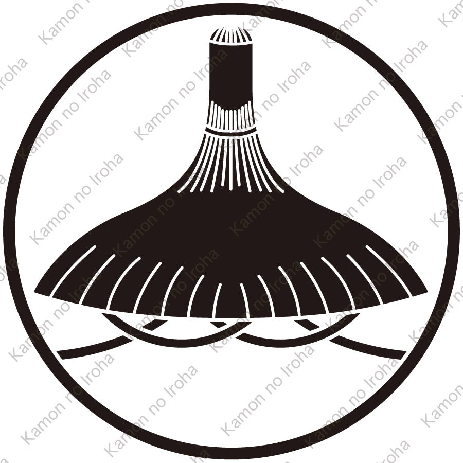 糸輪に狩番笠紋