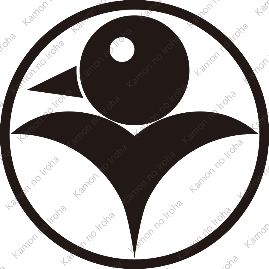 糸輪に雁金崩し紋