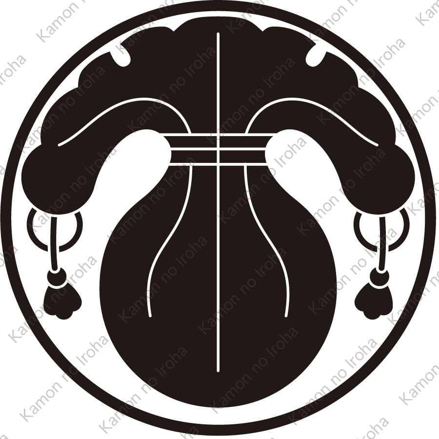 糸輪に変り瓶子紋