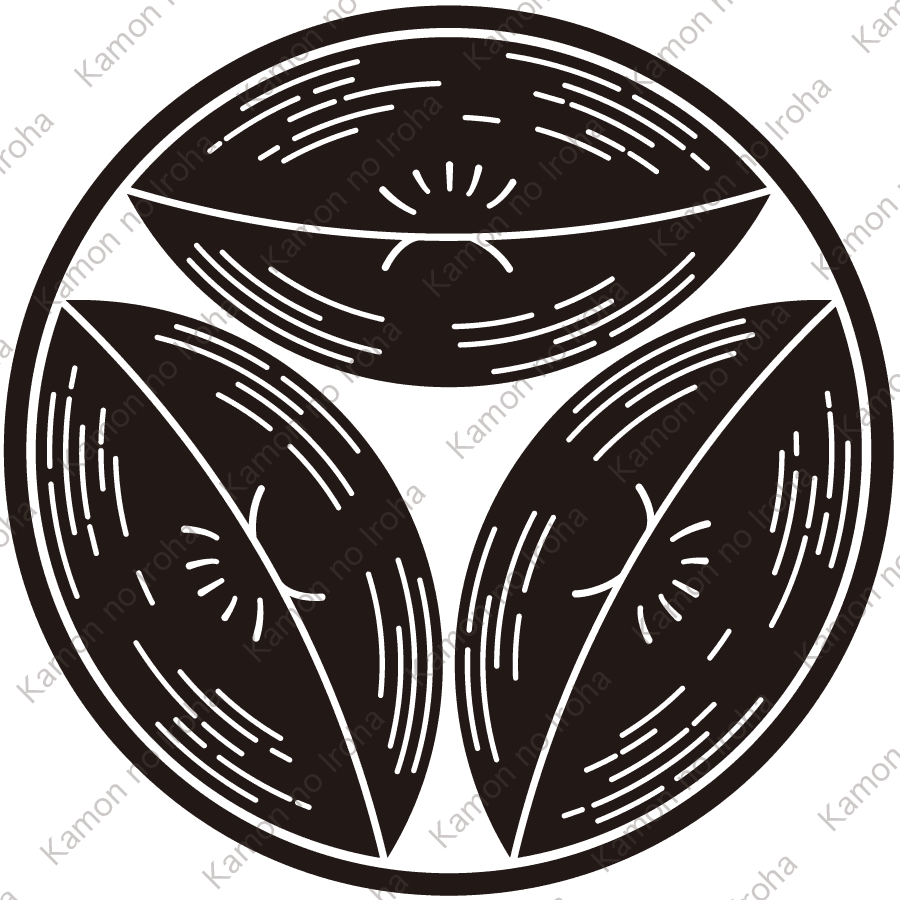 糸輪に変り三つ尻合せ蛤紋