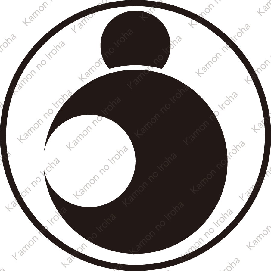 糸輪に括り猿紋