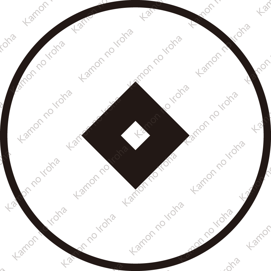 糸輪に豆釘抜紋