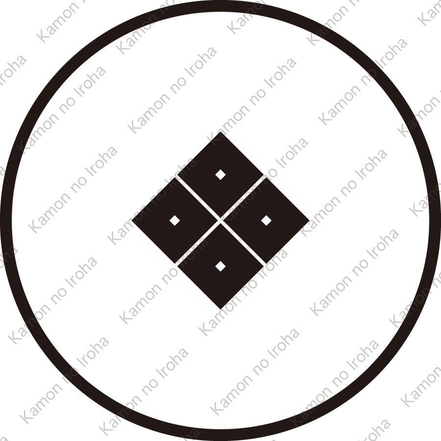 糸輪に豆四つ目紋