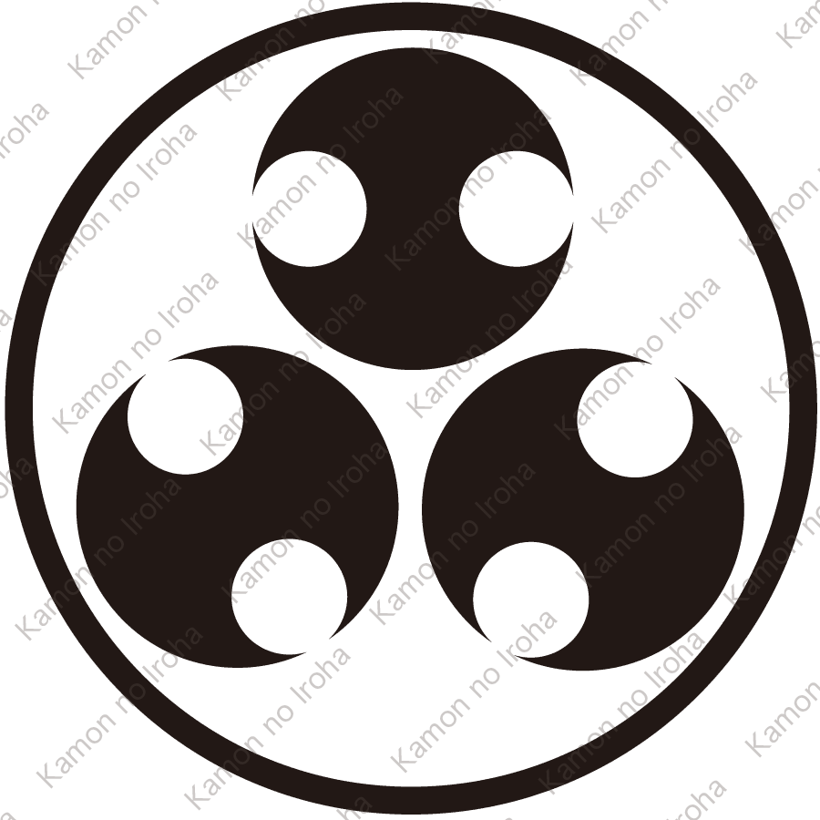 糸輪に三つ分銅紋