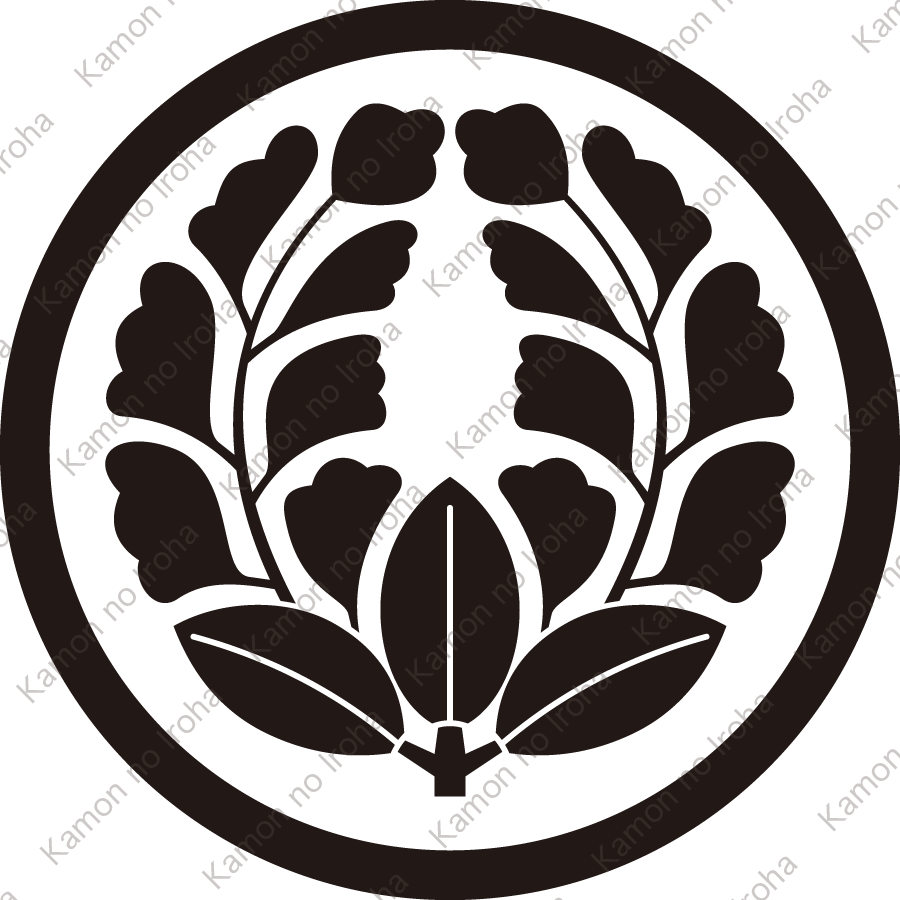 糸輪に七つ花上り藤紋