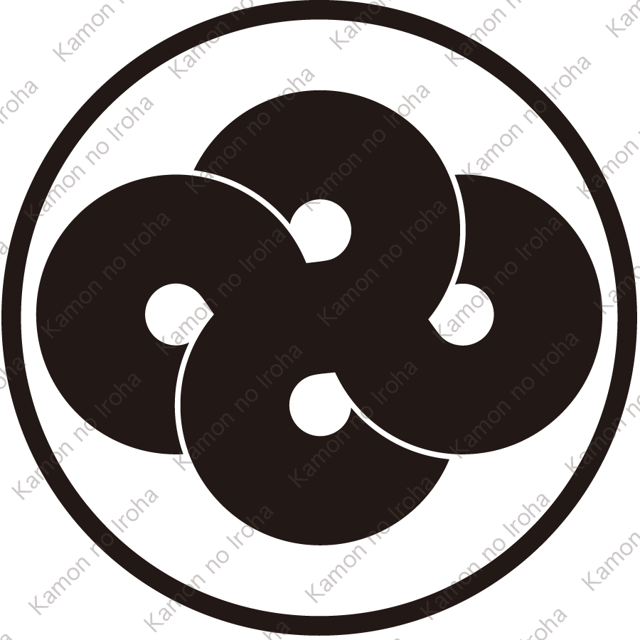 糸輪に捻じ万字菱紋
