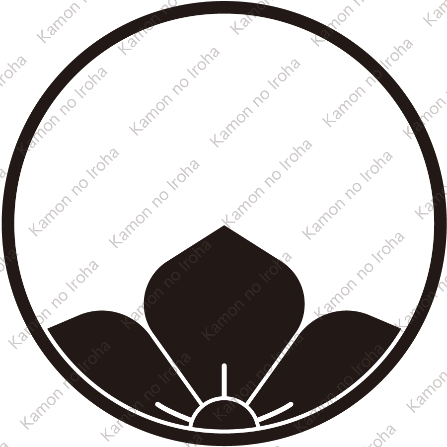 糸輪に覗き桔梗紋