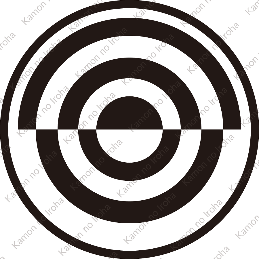 糸輪に太極図紋