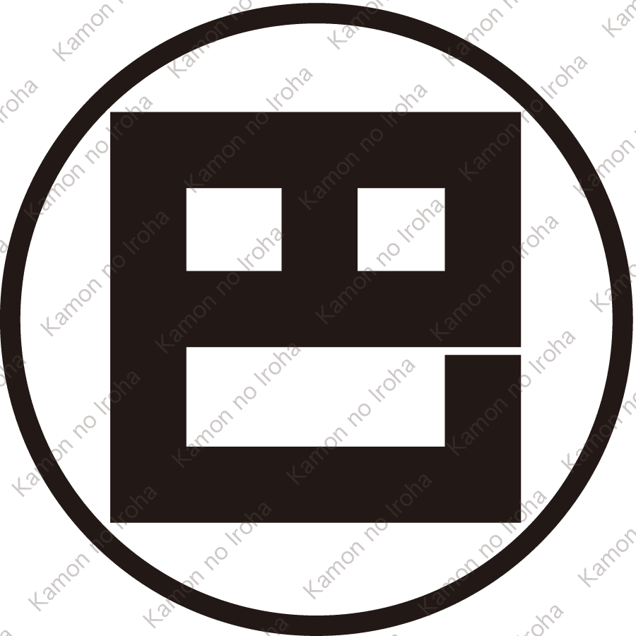 糸輪に巴の字紋