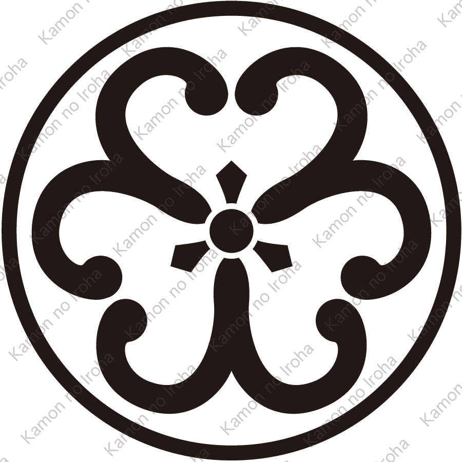 糸輪に蔓片喰紋