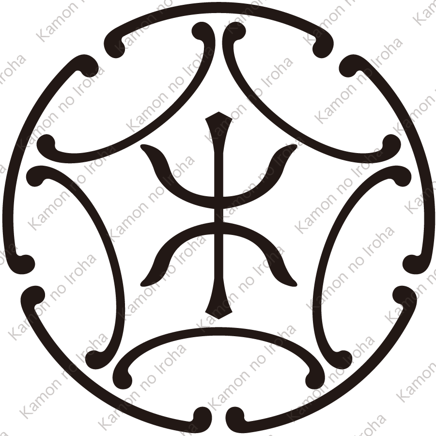 五つ糸鐶崩しに木の字紋