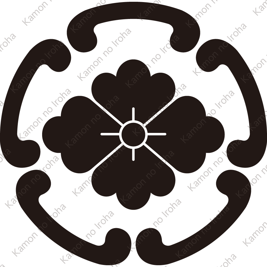 五つ鐶に花菱紋