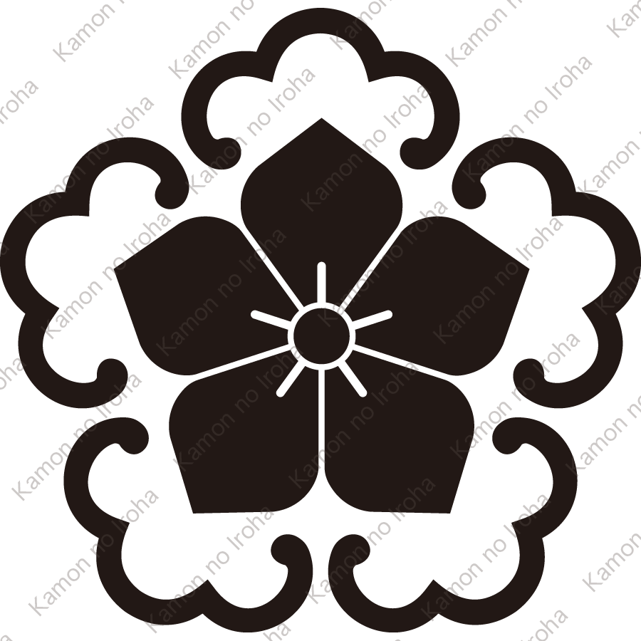 五つ唐鐶に桔梗紋