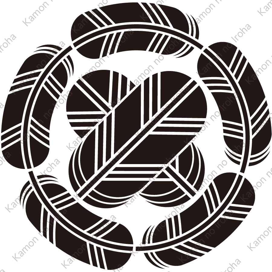五つ鷹の羽丸に違い鷹の羽紋