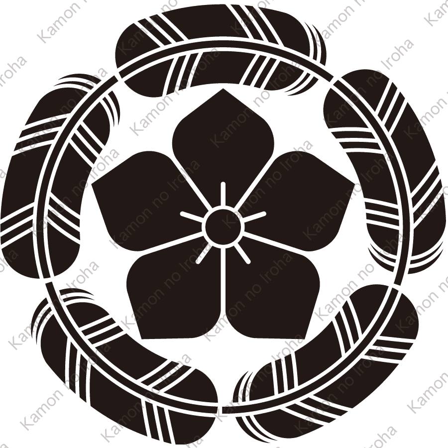 五つ鷹の羽丸に桔梗紋