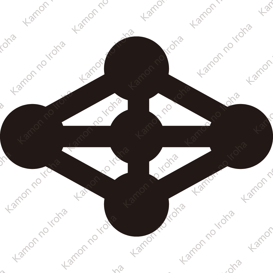 五つ繋ぎ菱星紋