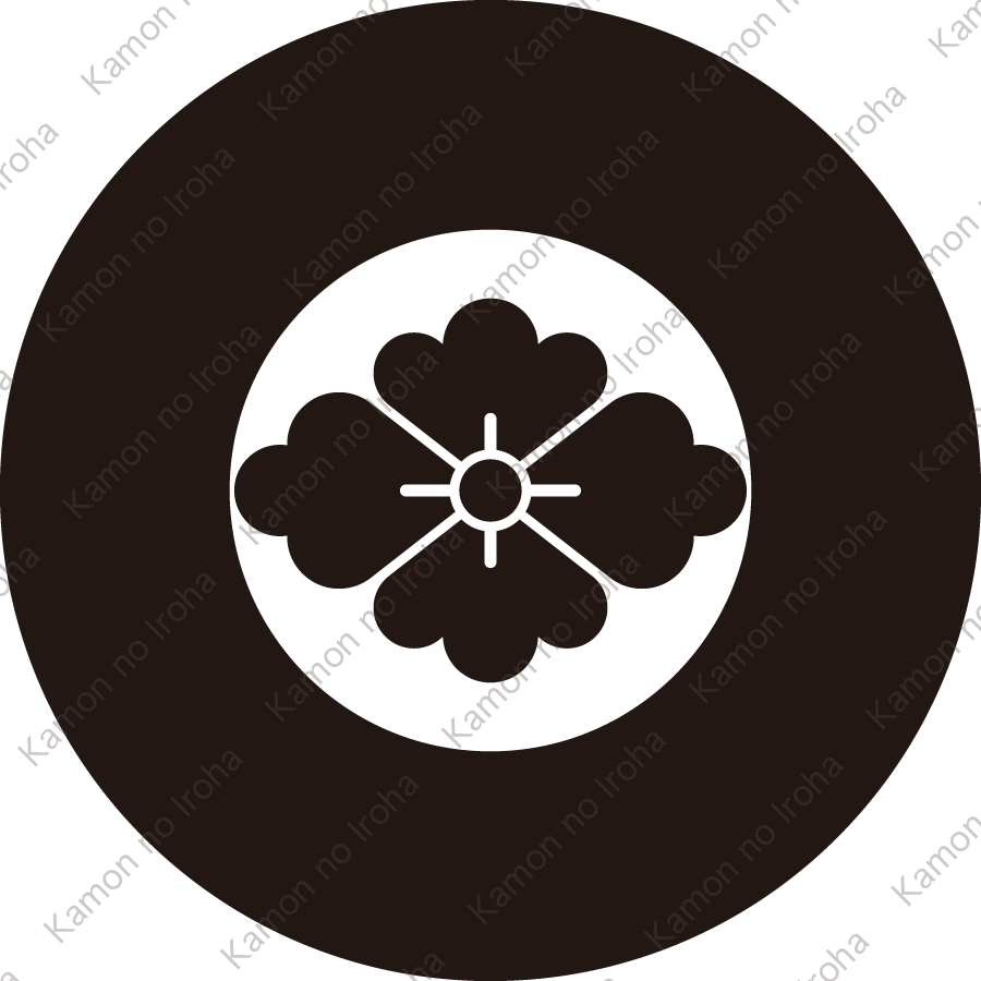 蛇の目に花菱紋