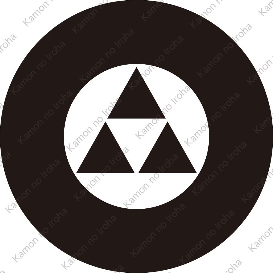 蛇の目に三つ鱗紋