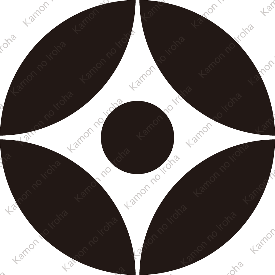 地抜き反り角に一つ星紋