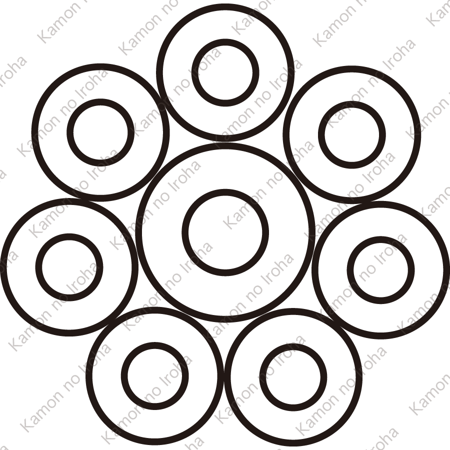 陰蛇の目八曜紋
