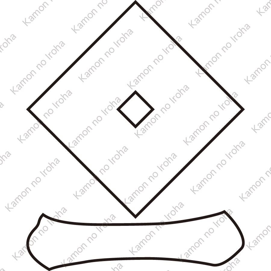 陰釘抜に一文字紋