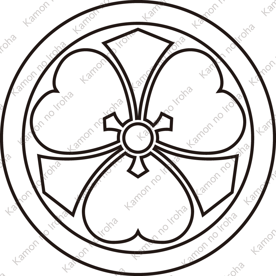 総陰丸に剣片喰紋
