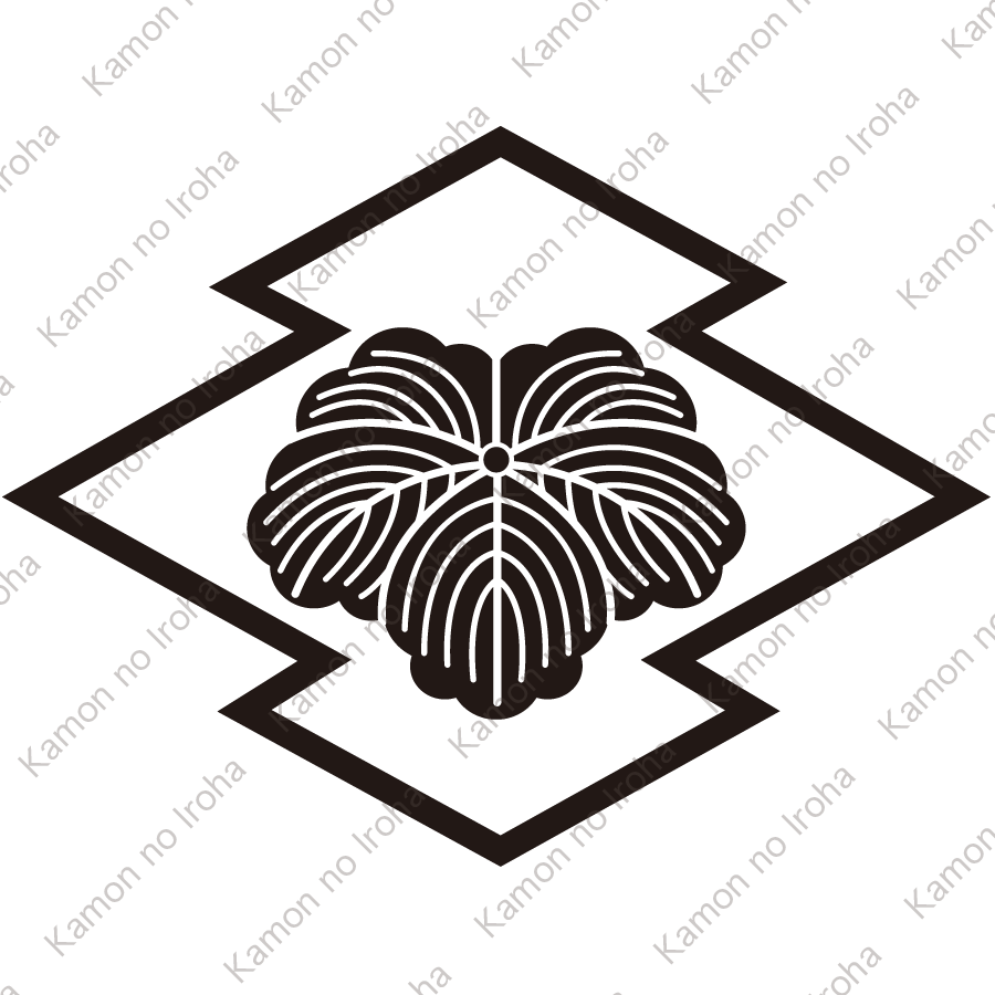 陰松皮菱に蔦紋