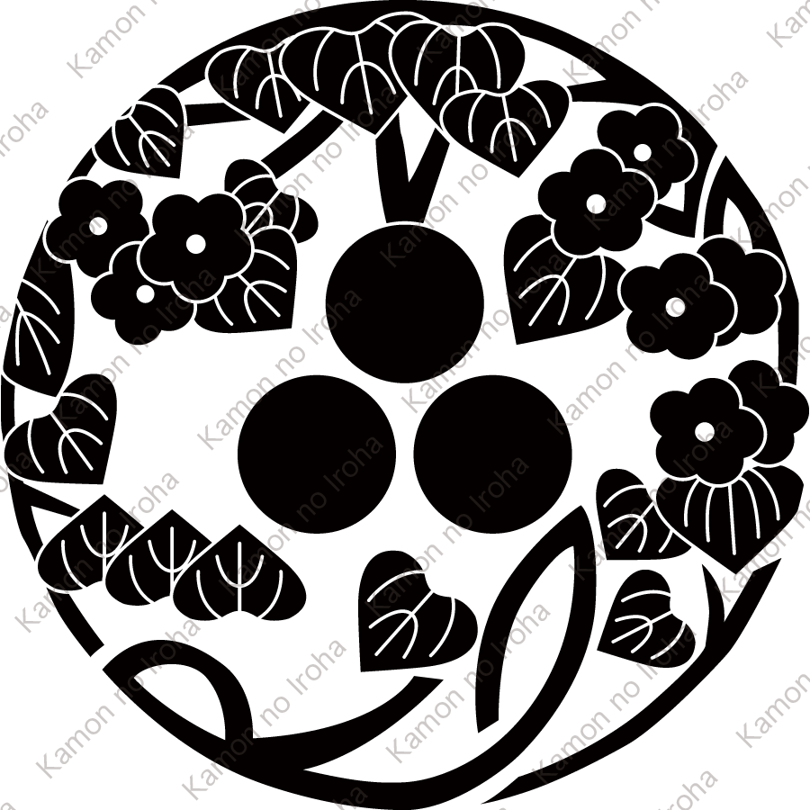 柿枝丸に三つ星紋