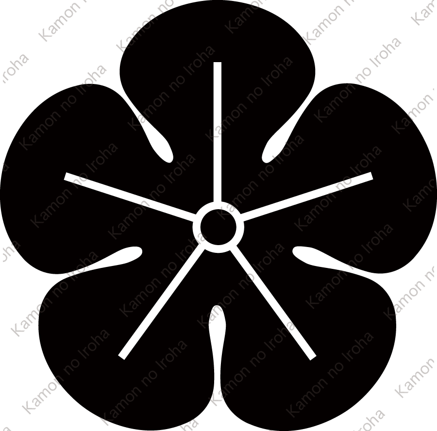 柿の花（３）紋