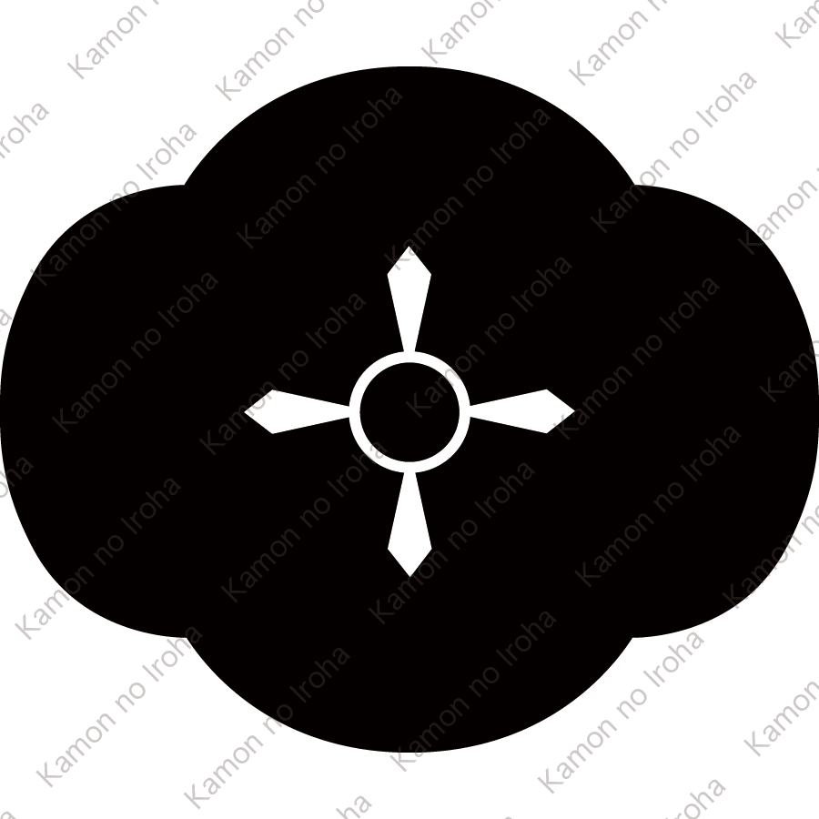 柿の花（４）紋