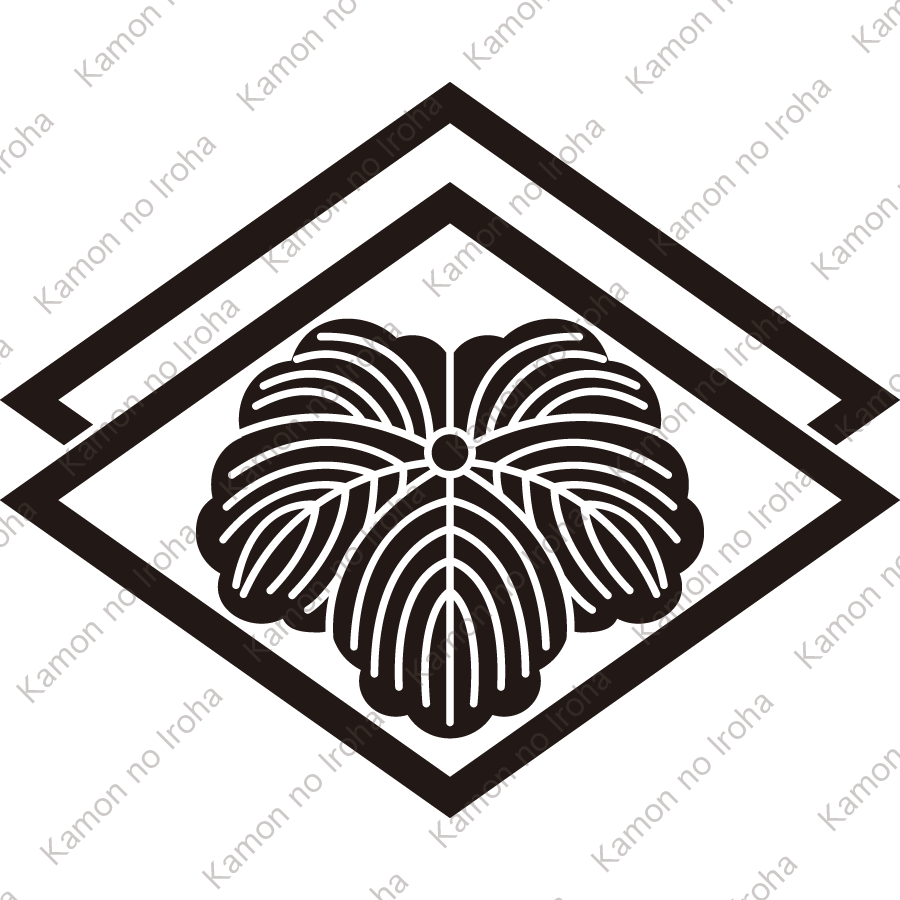 重ね菱に蔦紋