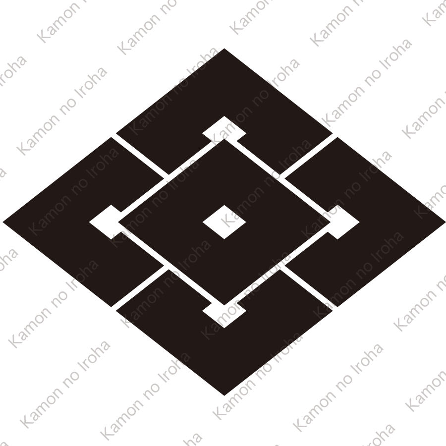 重ね五つ目菱紋