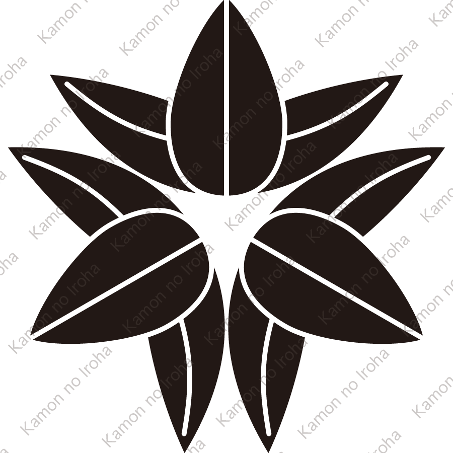 頭合せ九枚笹紋