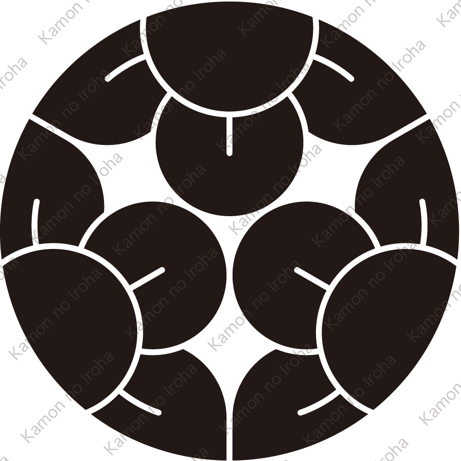 頭合せ三つ丁子紋